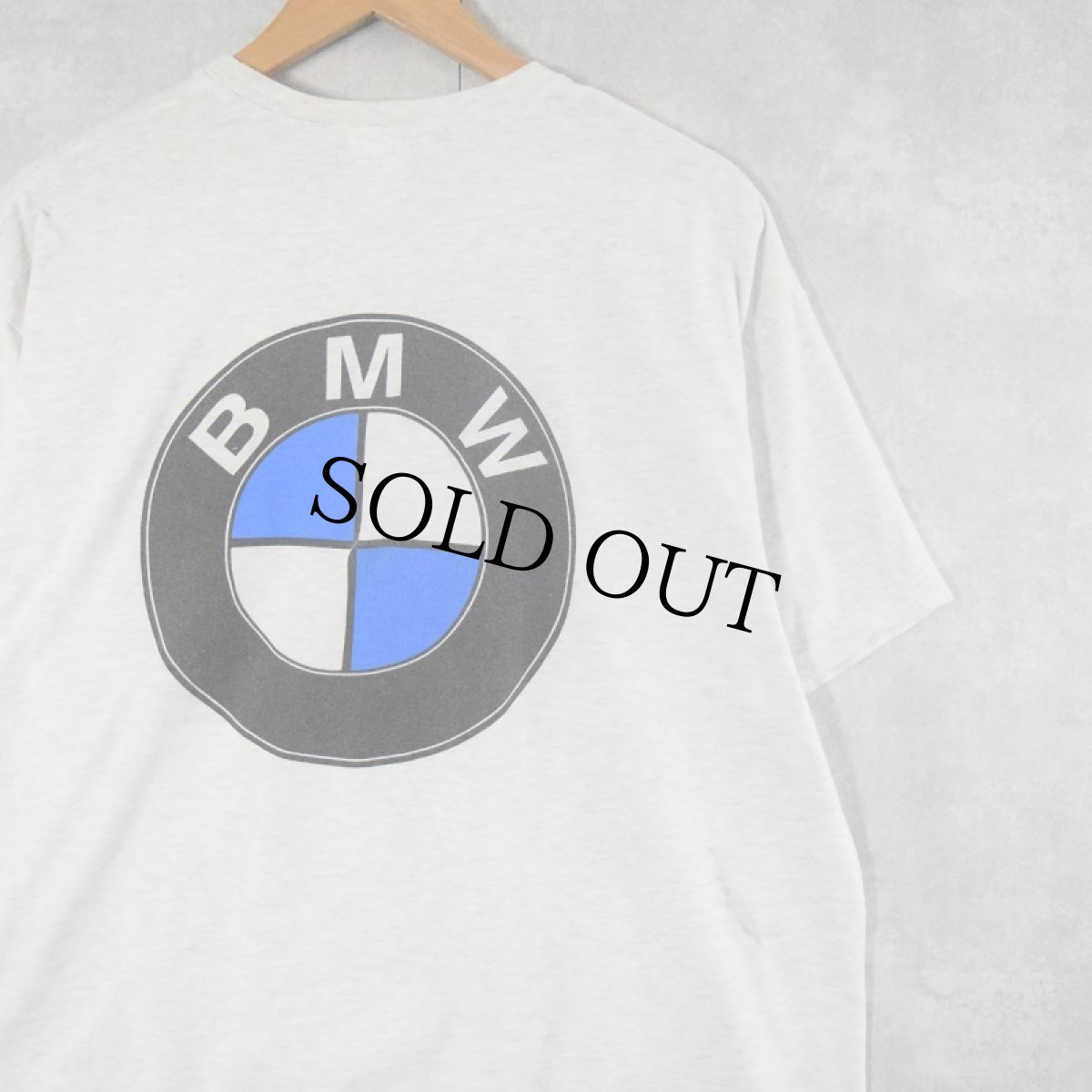 画像1: BMW 自動車メーカー ロゴプリントTシャツ (1)