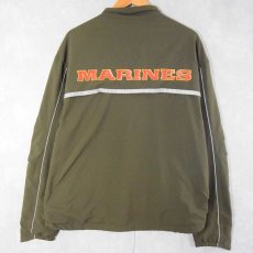 画像1: 2000's NEW BALANCE "USMC" USA製 ランニングジャケット XLARGE-REGULAR (1)