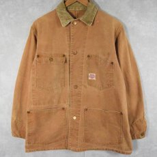 画像1: 40〜50's Carhartt ハートタグ ガチャポケ ダックカバーオール (1)