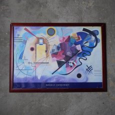 画像1: 【SALE】 WASSILY KANDINSKY "Yellow-Red-Blue" ENGLAND製 Art Poster (1)