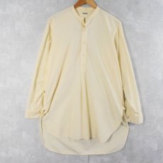画像1: 【SALE】  50's ROCOLA デタッチャブルカラー×マチ付き コットングランパシャツ (1)