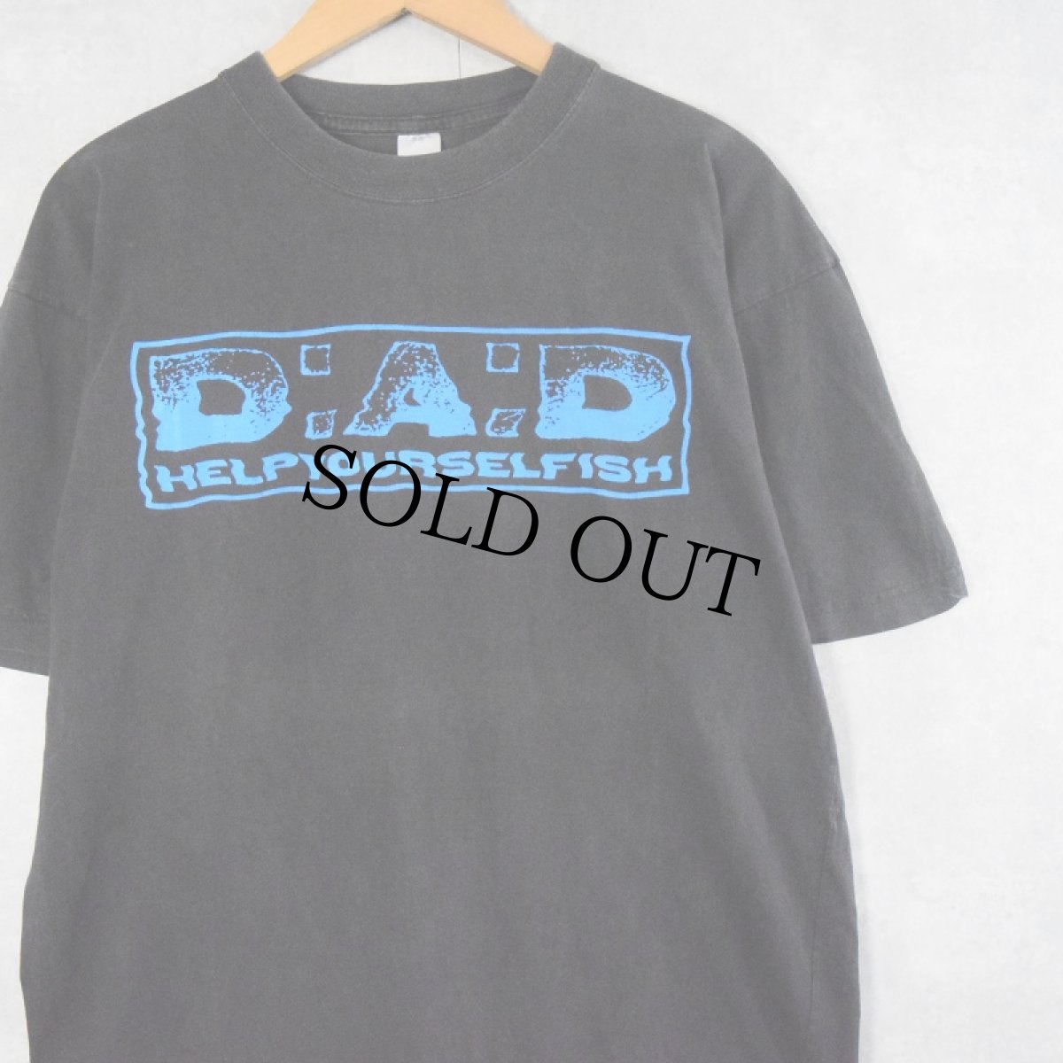 画像1: D-A-D "Helpyourselfish" ロックバンドツアーTシャツ XL (1)