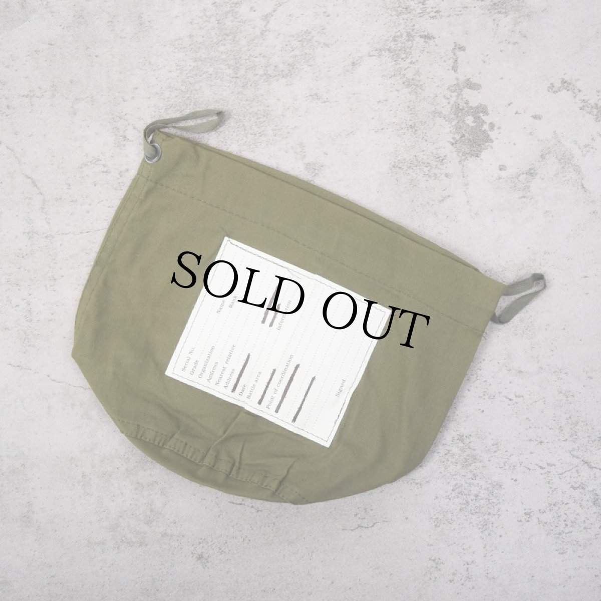 画像1: U.S. ARMY PERSONAL EFFECTS BAG (1)