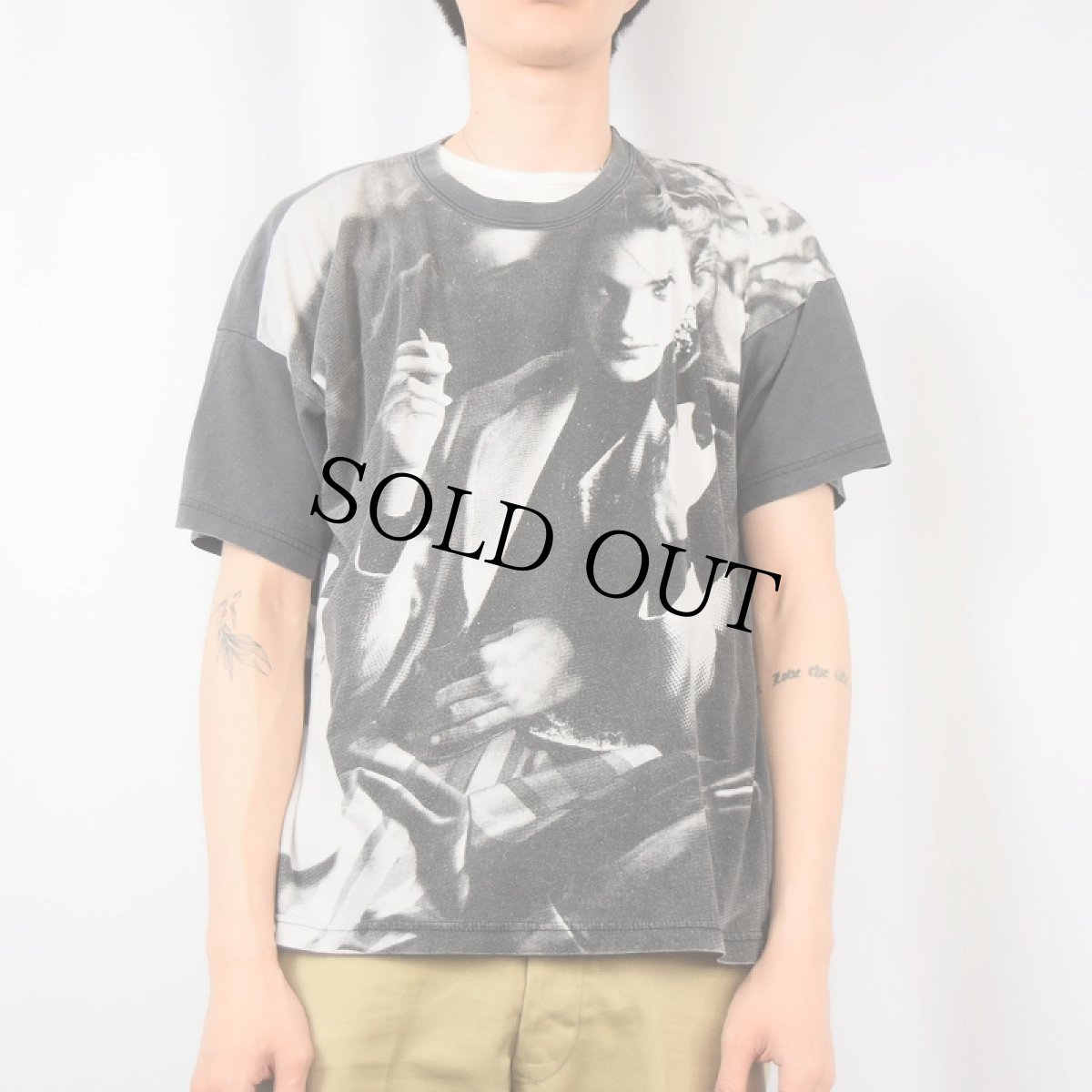 画像2: JOSEPH TRICOT by PAMELA HANSON ITALY製 フォト大判プリントTシャツ (2)