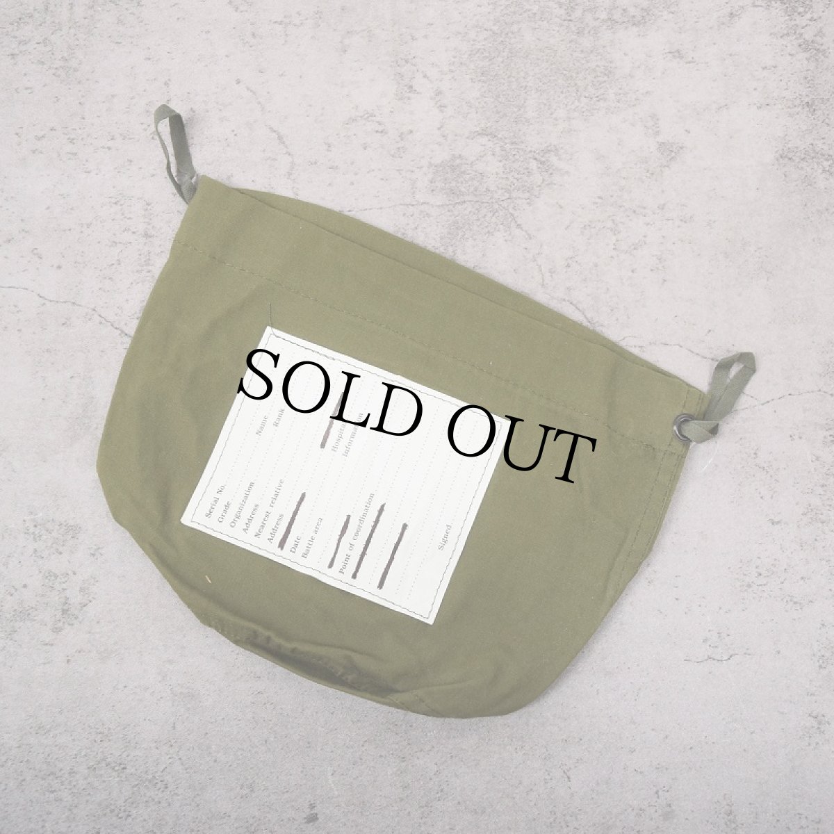 画像1: U.S. ARMY PERSONAL EFFECTS BAG (1)
