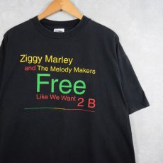 画像1: Ziggy Marley and the Melody Makers レゲエミュージシャンTシャツ XL (1)