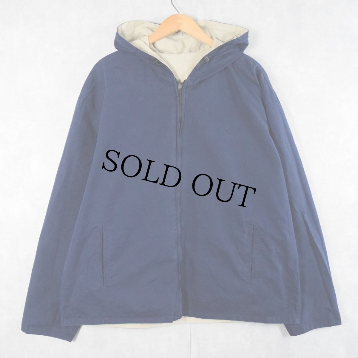 画像2: POLO Ralph Lauren リバーシブル フーデッドコットンジャケット XL (2)