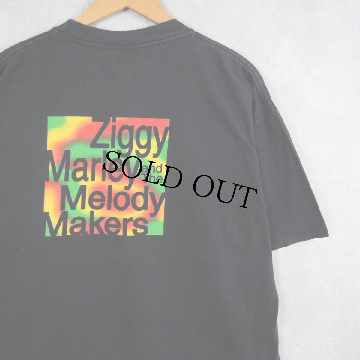 画像2: Ziggy Marley and the Melody Makers レゲエミュージシャンTシャツ XL (2)