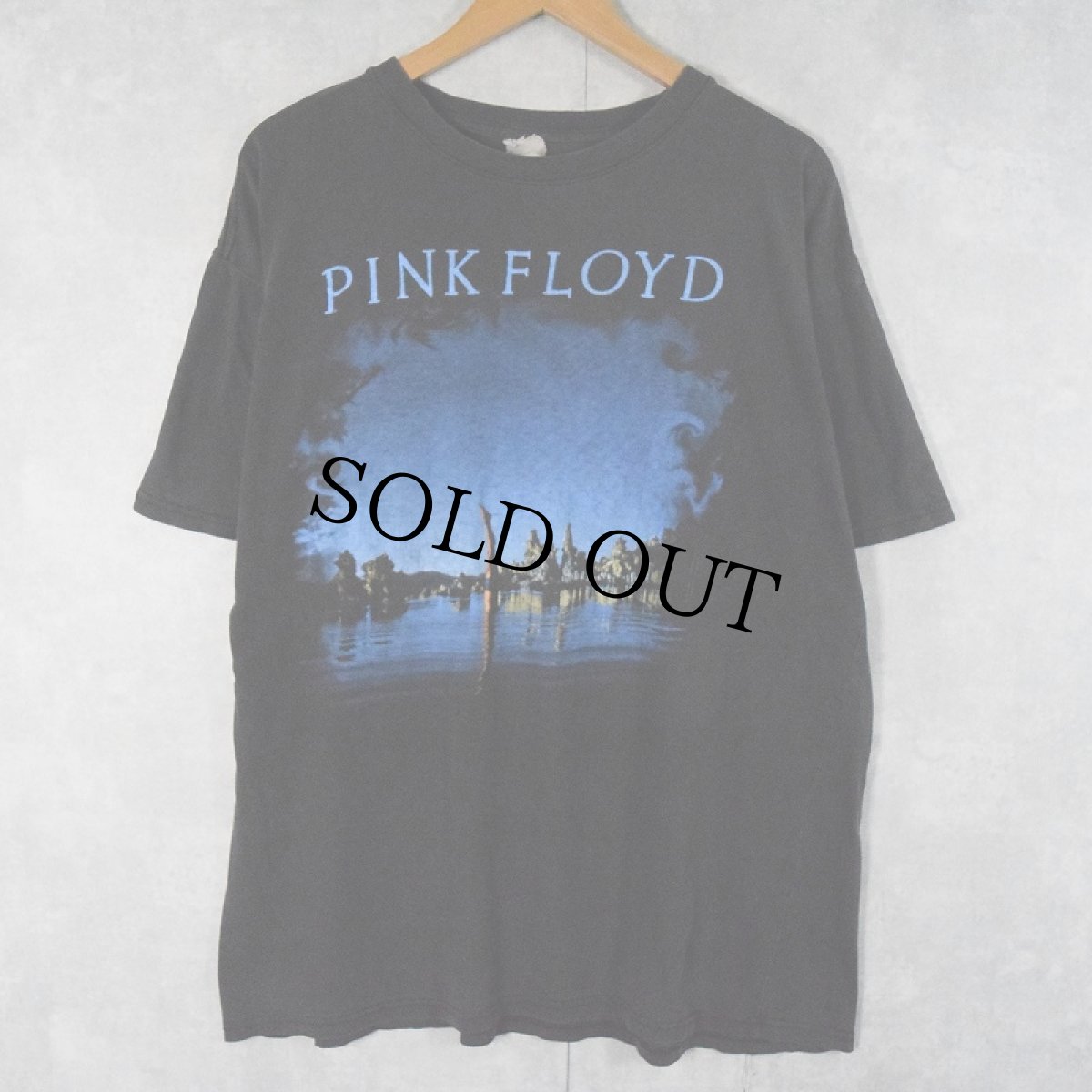 画像1: PINK FLOYD "WISH YOU WERE HERE" ロックバンドTシャツ BLACK (1)