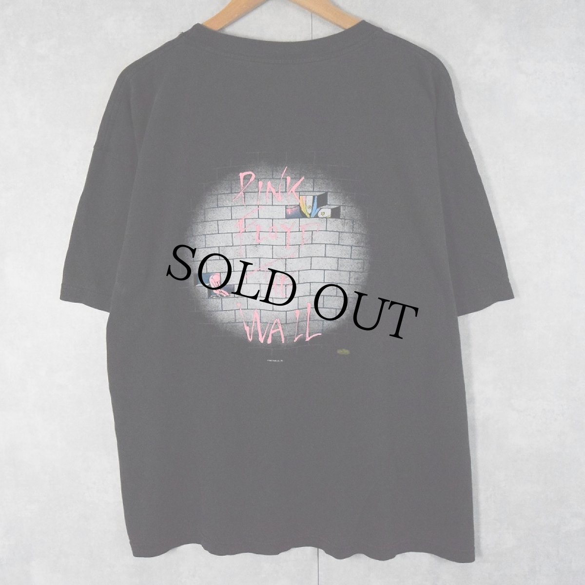 画像2: 80's PINK FLOYD USA製 "THE WALL" ロックバンドTシャツ BLACK XL (2)
