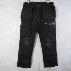 画像1: Dickies フラップポケット付き コットンワークパンツ W33 (1)
