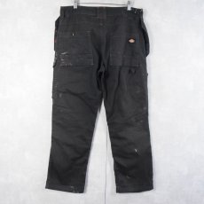 画像2: Dickies フラップポケット付き コットンワークパンツ W33 (2)