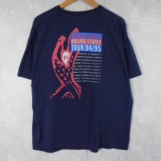 画像2: 1994 ROLLING STONES USA製 "VOODOO LOUNGE" ロックバンドツアーTシャツ NAVY XL (2)