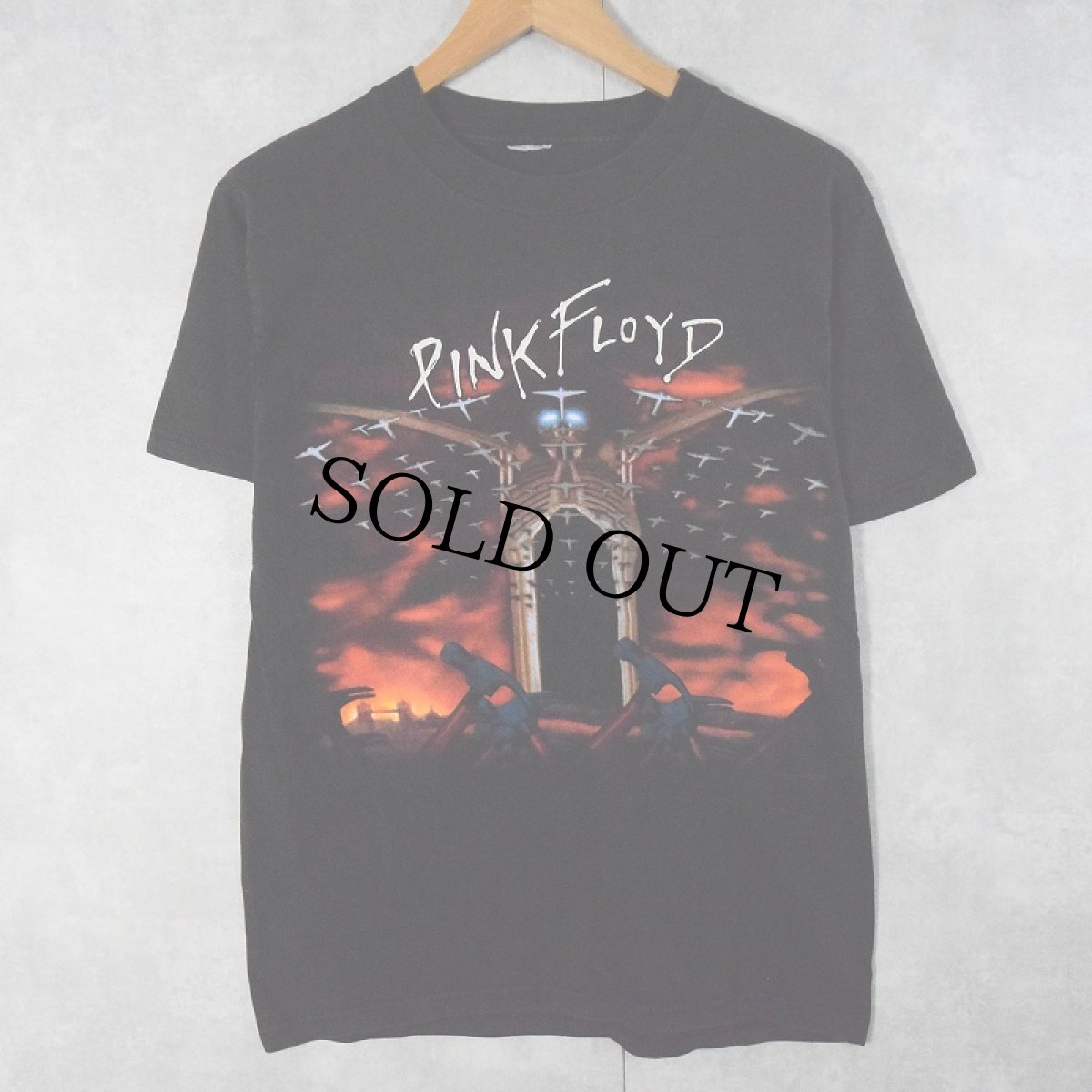 画像1: PINK FLOYD "THE WALL" ロックバンドアルバムTシャツ BLACK (1)