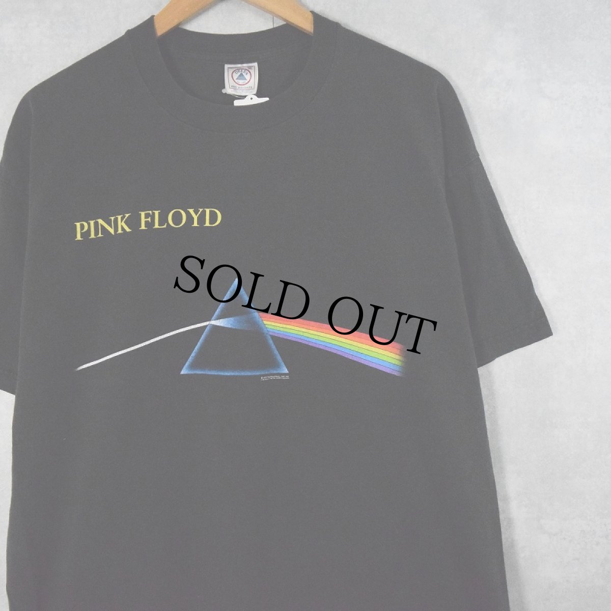 画像1: 1996 PINK FLOYD "DARK SIDE OF THE MOON" ロックバンドTシャツ BLACK XL (1)