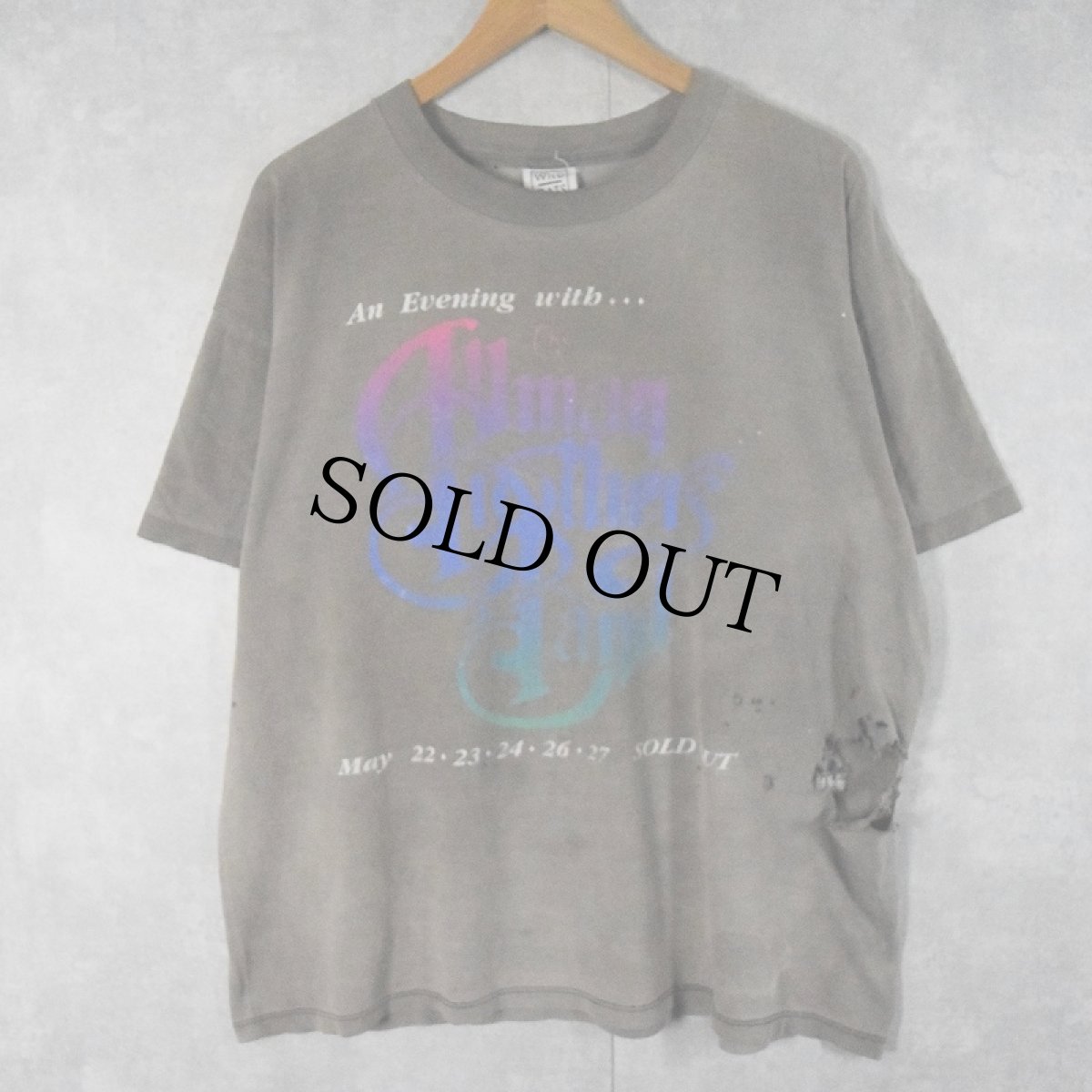 画像1: 1995 ALLMAN BROTHERS BAND USA製 "Tower Theatre Philadelphia" ブルースロックバンドTシャツ XL (1)