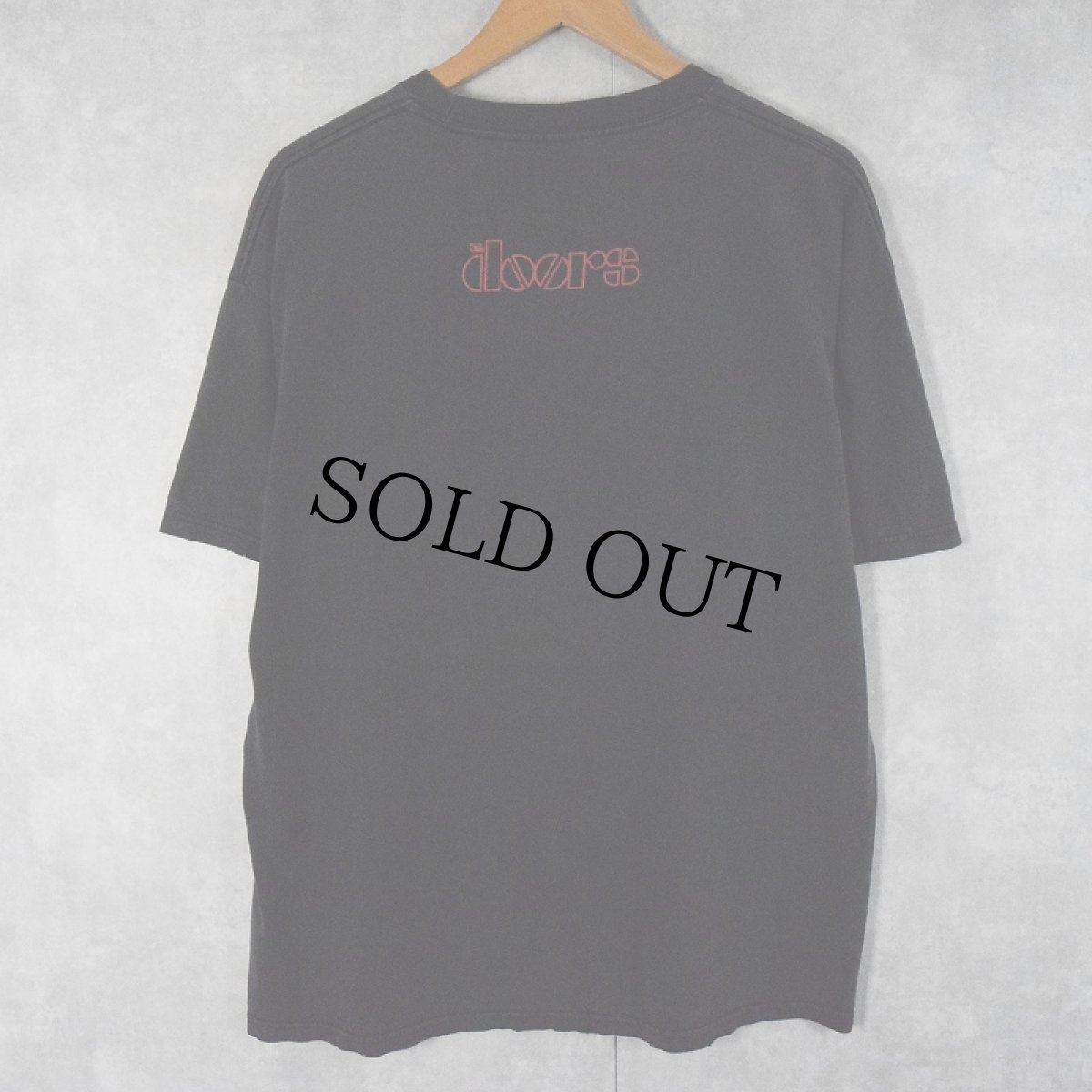 画像2: 【お客様お支払処理中】The Doors "JIM MORRISON" ロックミュージシャンプリントTシャツ BLACK (2)