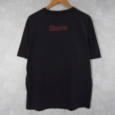 画像2: 【お客様お支払処理中】The Doors "JIM MORRISON" ロックミュージシャンプリントTシャツ BLACK (2)