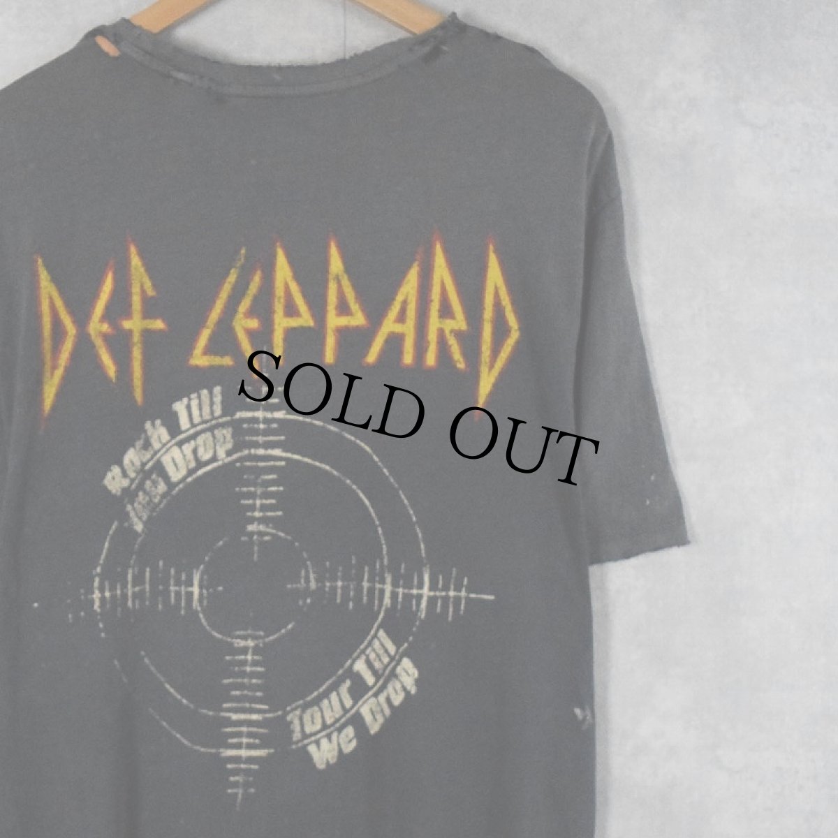 画像2: DEF LEPPARD "PYROMANIA" ロックバンドTシャツ BLACK XL (2)