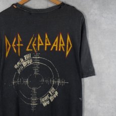 画像2: DEF LEPPARD "PYROMANIA" ロックバンドTシャツ BLACK XL (2)