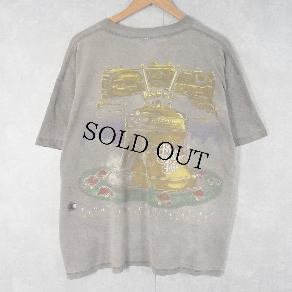 画像2: 1995 ALLMAN BROTHERS BAND USA製 "Tower Theatre Philadelphia" ブルースロックバンドTシャツ XL (2)