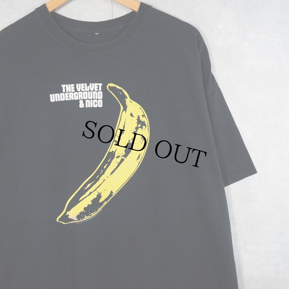 画像1: THE VELVET UNDERGROUND & NICO ロックバンドTシャツ BLACK (1)