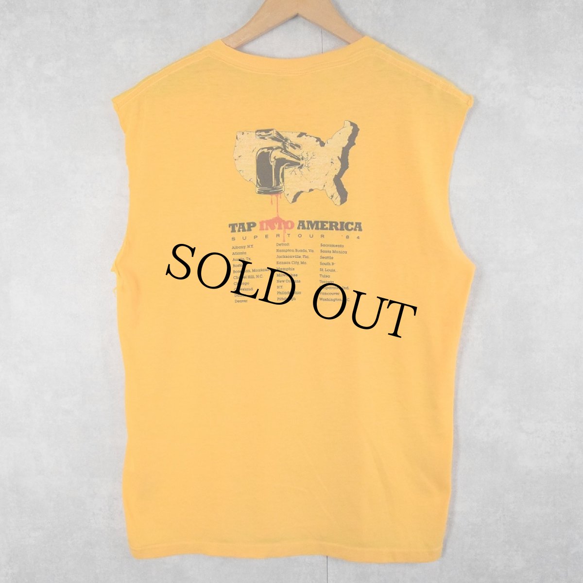 画像2: 80's Spinal Tap USA製 ロックモキュメンタリーコメディ映画 カットオフTシャツ XL (2)