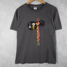 画像1: Weezer オルタナティブロックバンドTシャツ M (1)