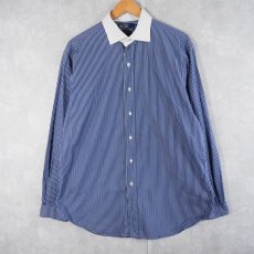画像1: POLO Ralph Lauren "REGENT CLASSIC FIT" ストライプ柄 コットンシャツ 16 1/2 (1)