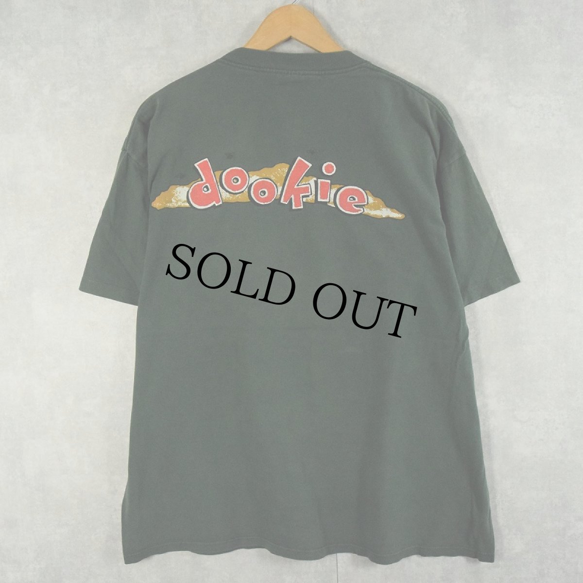 画像2: 90's Green Day USA製 "dookie" パンクロックバンドTシャツ XL (2)