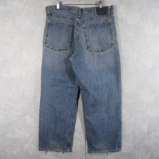 画像2: Levi's SILVER TAB "BAGGY STRAIGHT" デニムパンツ W35 (2)