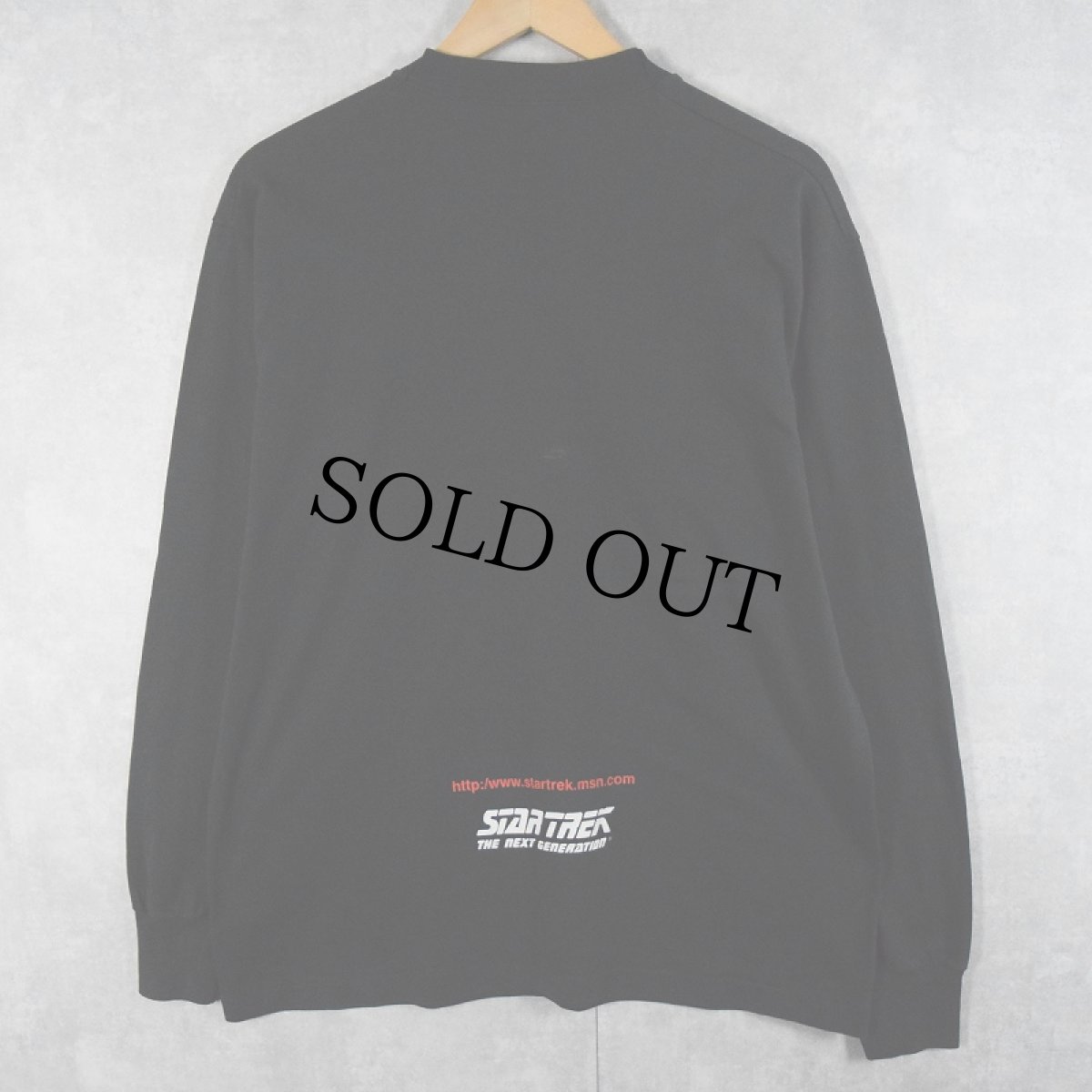 画像2: 90's STAR TREK The Next Generation USA製 "BORG" SFテレビドラマプリントロンT BLACK L (2)