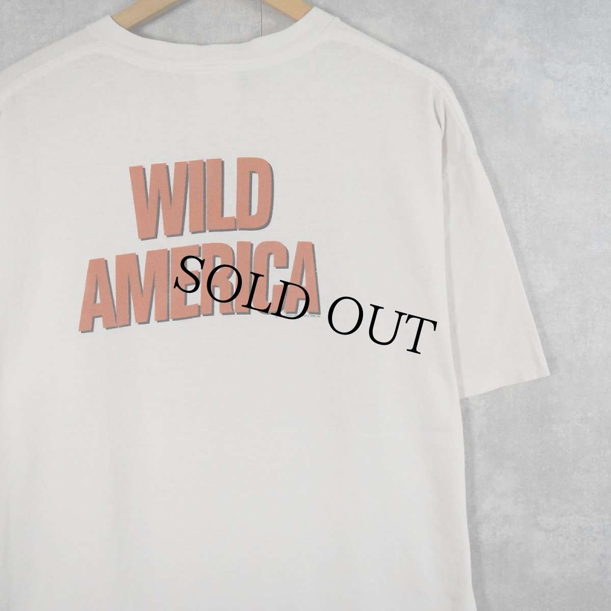 画像2: 90's Wild America "GO WILD !" コメディ―映画プリントTシャツ XL (2)