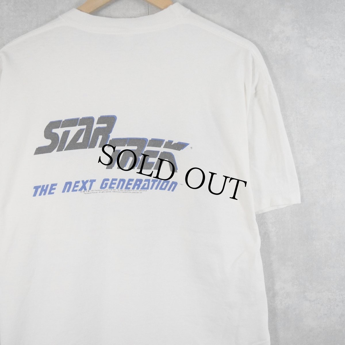 画像2: 90's STAR TREK The Next Generation USA製 SFテレビドラマプリントTシャツ XL (2)