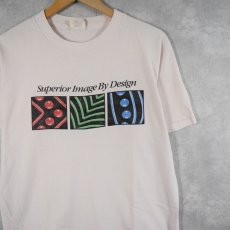 画像1: 90's NEC USA製 "Superior Image By Design" 企業プリントTシャツ L (1)
