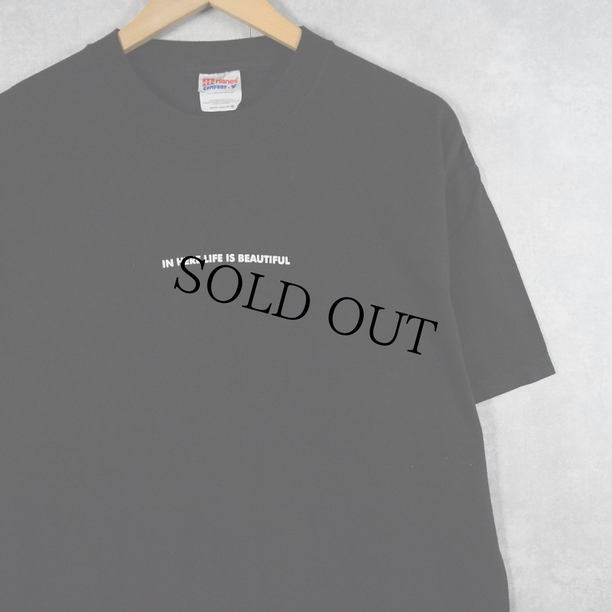 画像2: CABARET "IN HERE LIFE IS BEAUTIFUL" ミュージカル映画プリントTシャツ BLACK L (2)