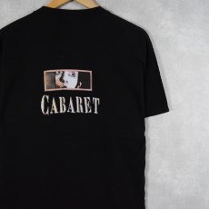 画像1: CABARET "IN HERE LIFE IS BEAUTIFUL" ミュージカル映画プリントTシャツ BLACK L (1)