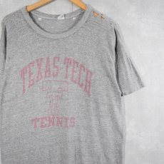 画像1: 80's Champion トリコタグ USA製 "TEXAS TECH" プリントTシャツ L (1)