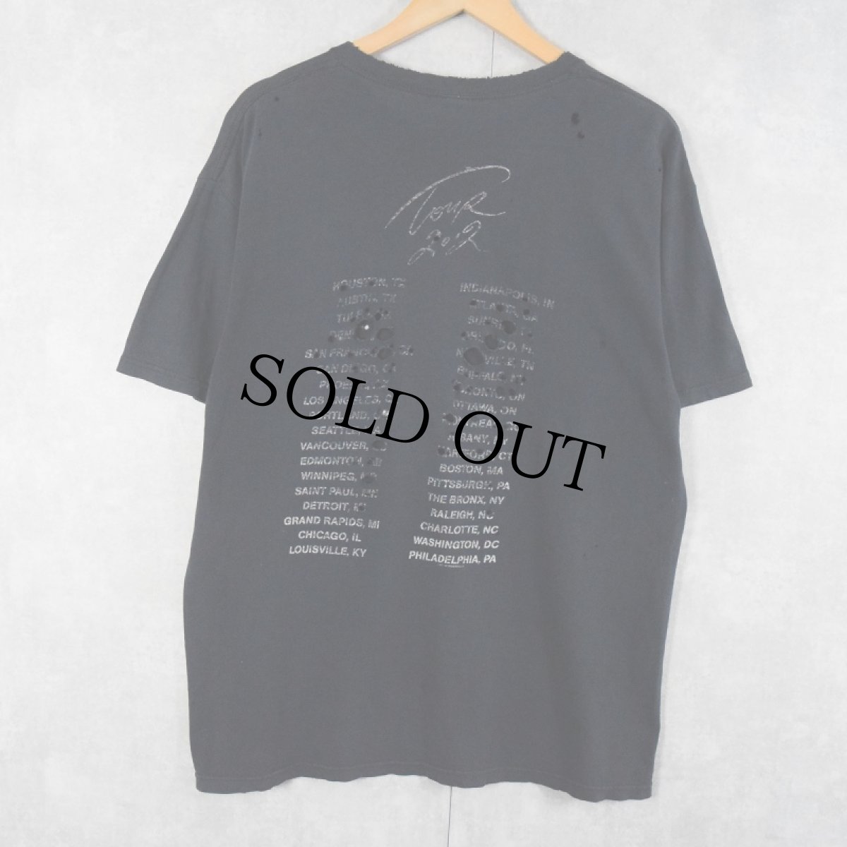 画像2: 2012 Roger Water "The Wall Live" ミュージシャンツアーTシャツ (2)