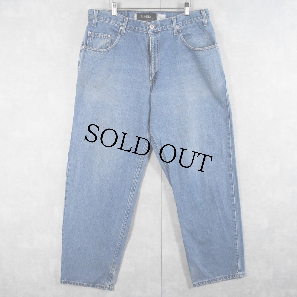 画像1: 90's Levi's SILVER TAB "BAGGY" デニムパンツ W37 (1)