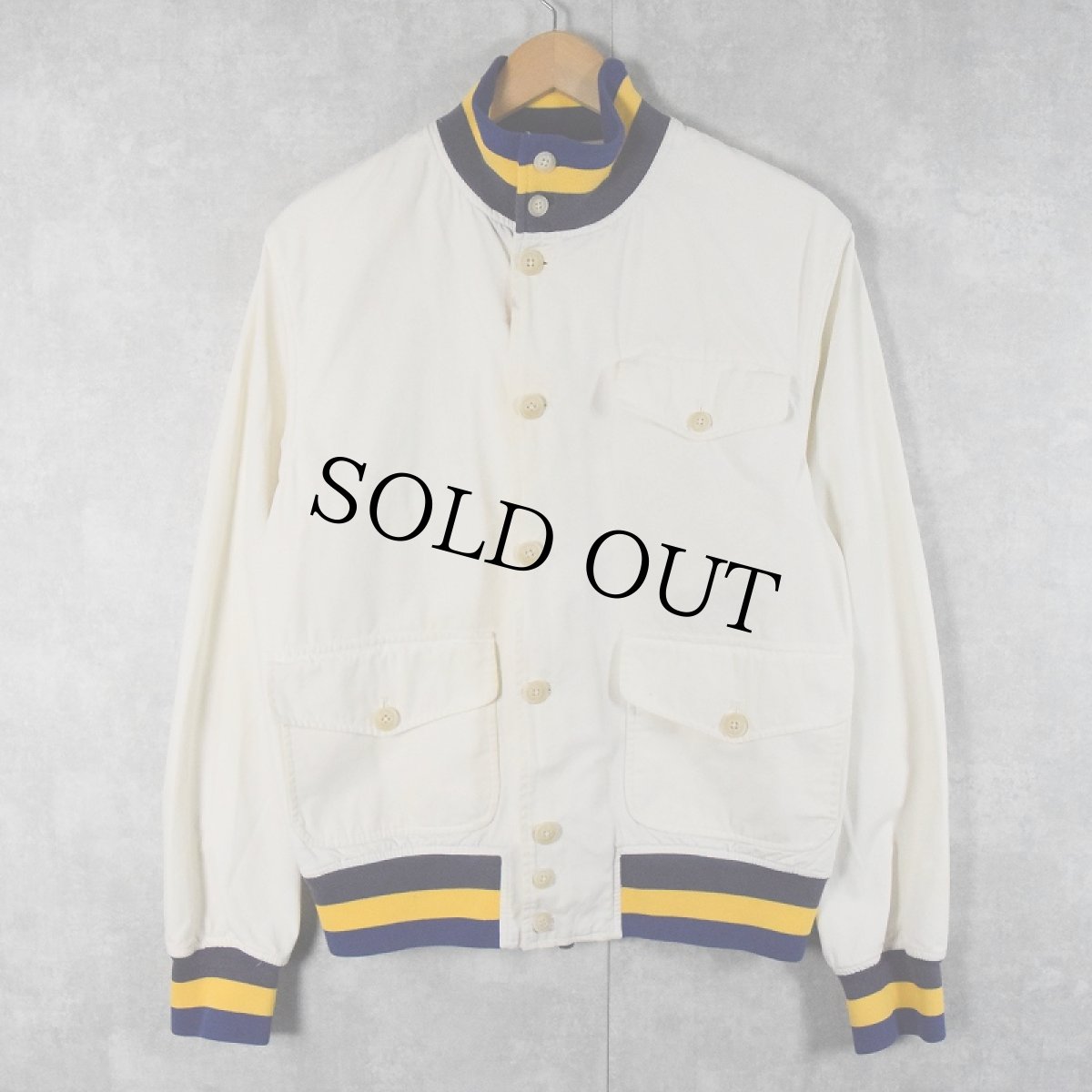 画像1: 80〜90's POLO Ralph Lauren "Valstar Jacket Type" コットンスポーツジャケット M (1)