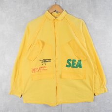 画像1: 80's TAKEO KIKUCHI デザインコットンシャツ (1)