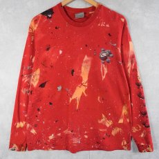 画像2: NIKE ロゴデザイン ペンキペイントロンT M (2)