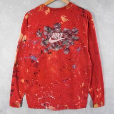 画像1: NIKE ロゴデザイン ペンキペイントロンT M (1)
