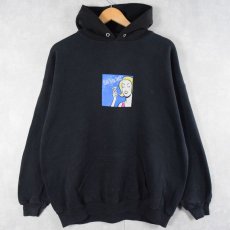 画像1: 90's LESS THAN JAKE スカコア・バンドスウェットフーディー BLACK XL (1)