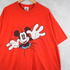 画像1: 90's MICKEY&CO. USA製 青パンミッキー キャラクタープリントTシャツ 3X (1)