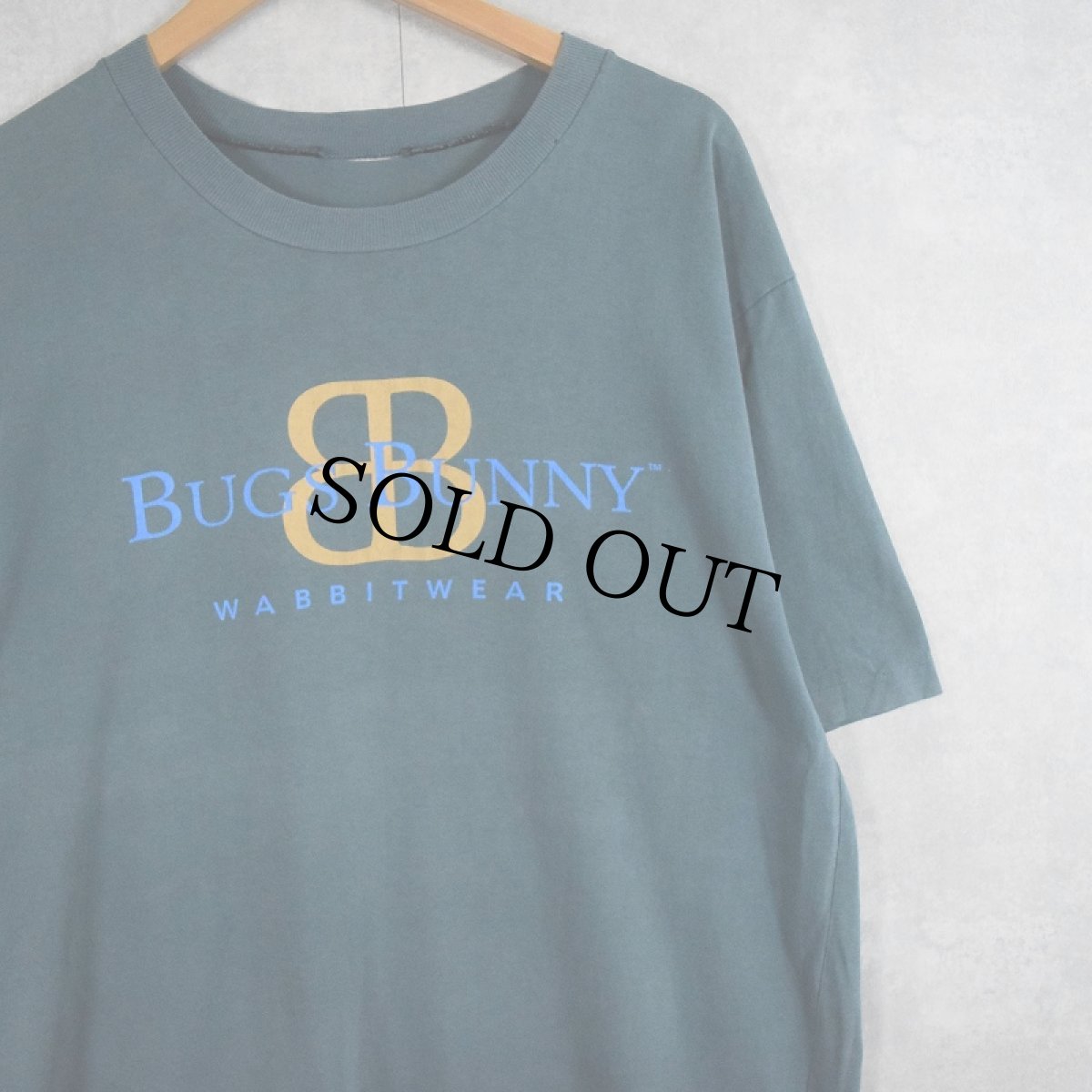 画像2: 90's BUGS BUNNY キャラクターパロディTシャツ (2)