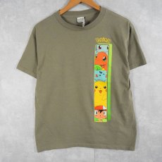 画像1: 【SALE】 90〜2000's POKEMON キャラクタープリントTシャツ YOUTH LARGE (1)