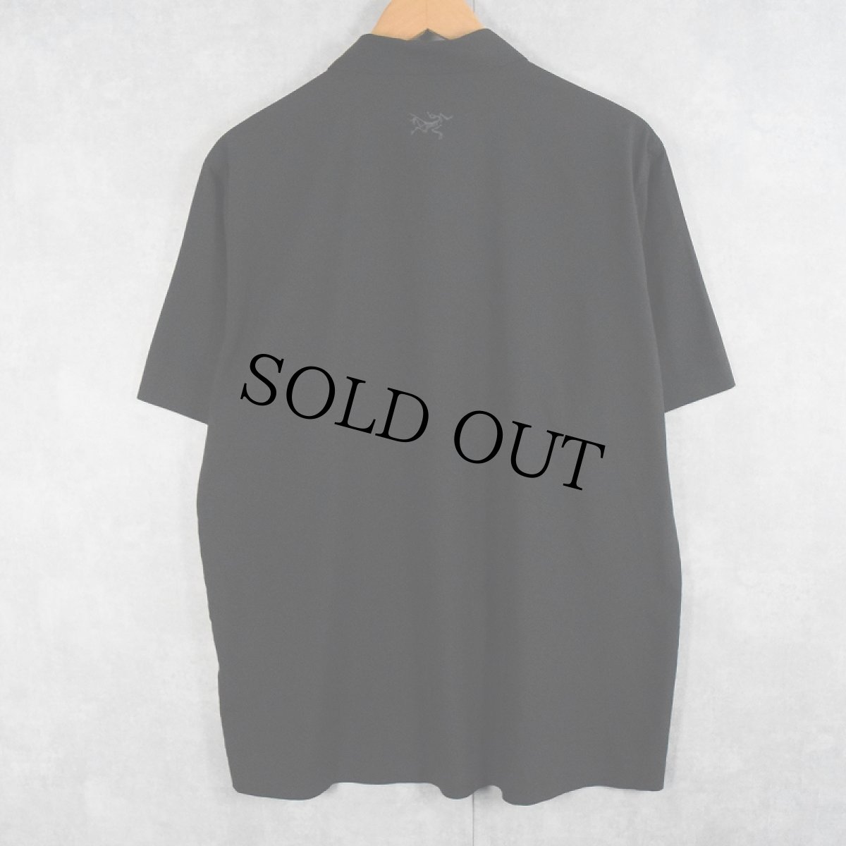 画像2: ARC'TERYX ロゴプリント フルスナップシャツ BLACK L (2)