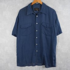 画像1: 〜80's Arrow machII レーヨンオープンカラーシャツ  (1)